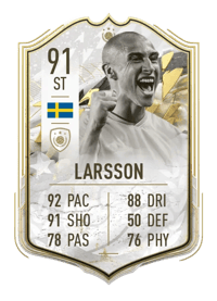 Henrik Larsson Prime Icon Moments 91 OVR