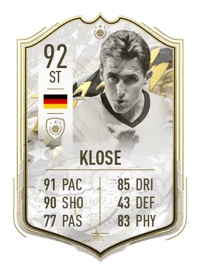 Miroslav Klose Prime Icon Moments 92 OVR