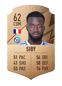 Mahamé Siby Rare 62 OVR