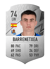 Barrenetxea Rare 74 OVR