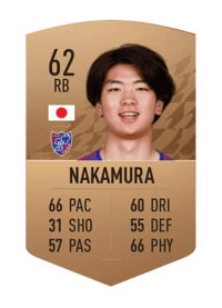 Takumi Nakamura Common 62 OVR