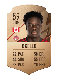Noble Okello Rare 59 OVR