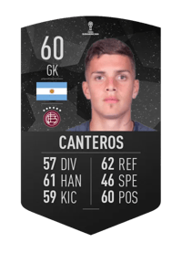 Tomás Canteros CONMEBOL SUDAMERICANA 60 OVR