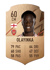 James Olayinka Rare 60 OVR