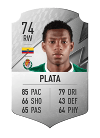 Gonzalo Plata Rare 74 OVR