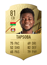 Edmond Tapsoba Rare 81 OVR