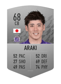 Hayato Araki Common 68 OVR