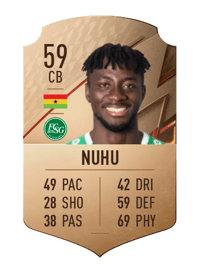 Musah Nuhu Rare 59 OVR