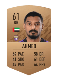 Mohammed Ahmed Common 61 OVR