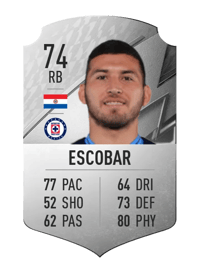 Juan Escobar Rare 74 OVR