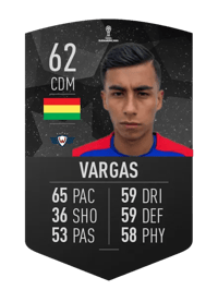 José Vargas CONMEBOL SUDAMERICANA 62 OVR