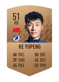 He Yupeng Common 51 OVR