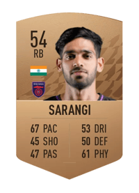Shubham Sarangi Common 54 OVR