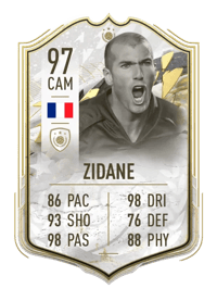 Zinedine Zidane Prime Icon Moments 97 OVR