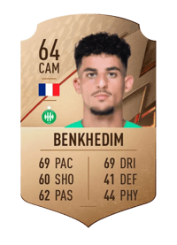 Bilal Benkhedim Rare 64 OVR