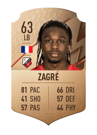 Arthur Zagré Rare 63 OVR