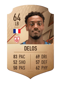 Shaquil Delos Rare 64 OVR