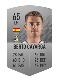 Berto Cayarga Common 65 OVR