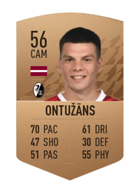 Daniels Ontužāns Common 56 OVR