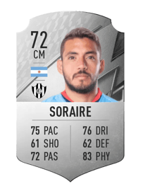 Jesús Soraire Rare 72 OVR