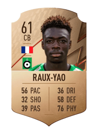 Serge-Philippe Raux-Yao Rare 61 OVR