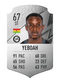Kelvin Yeboah Rare 67 OVR