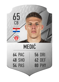Jakov Medić Rare 65 OVR