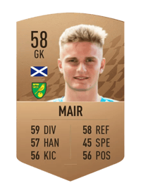 Archie Mair Common 58 OVR