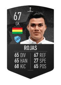 Javier Rojas CONMEBOL SUDAMERICANA 67 OVR