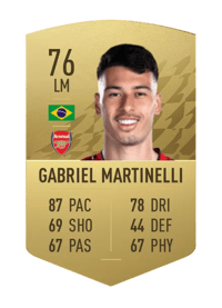 Gabriel Martinelli Common 76 OVR