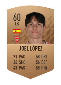 Joel López Common 60 OVR