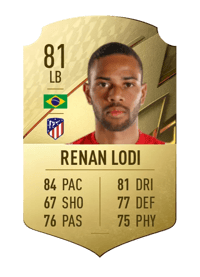 Renan Lodi Rare 81 OVR