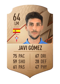 Javi Gómez Rare 64 OVR