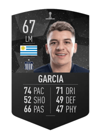 Diego Garcia CONMEBOL SUDAMERICANA 67 OVR