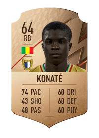 Fodé Konaté Rare 64 OVR
