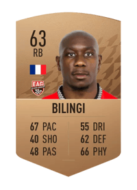 Yohan Bilingi Common 63 OVR