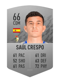 Saúl Crespo Common 66 OVR