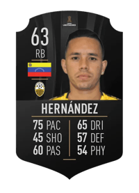 Nelson Hernández CONMEBOL LIBERTADORES 63 OVR