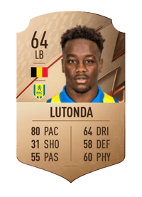 Thierry Lutonda Rare 64 OVR