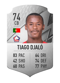 Tiago Djaló Rare 74 OVR