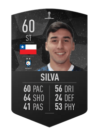 Nicolás Silva CONMEBOL SUDAMERICANA 60 OVR