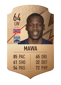 Moses Mawa Rare 64 OVR