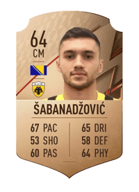 Anel Šabanadžović Rare 64 OVR