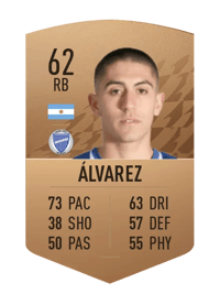 Agustín Álvarez Common 62 OVR