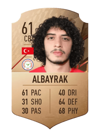 Burak Albayrak Rare 61 OVR