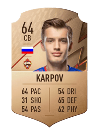 Vadim Karpov Rare 64 OVR