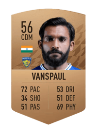 Edwin Sydney Vanspaul Common 56 OVR