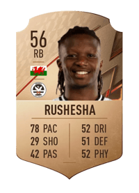 Tivonge Rushesha Rare 56 OVR