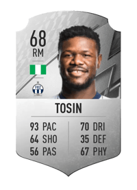 Aiyegun Tosin Rare 68 OVR