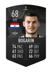 Rodrigo Bogarín CONMEBOL SUDAMERICANA 68 OVR